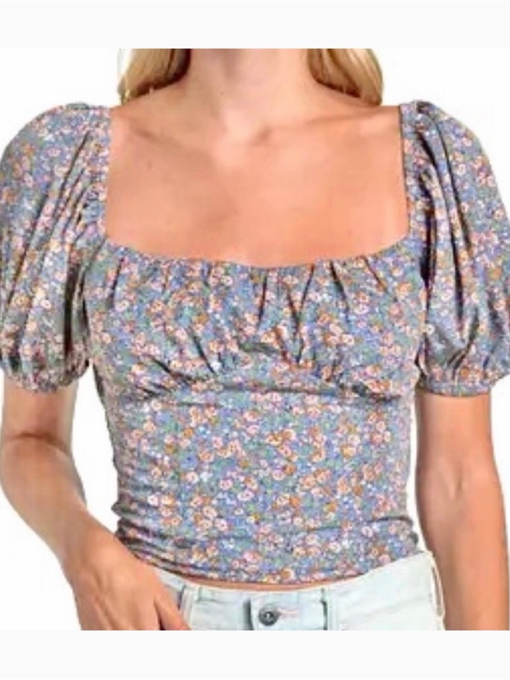 ASTR the label plisse top